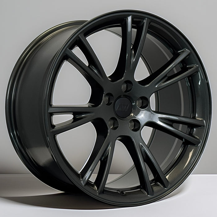 AW23 for Tesla Model 3/Y 19x9.5 Inch +45 Offset Flow Form Wheels Gunmetal