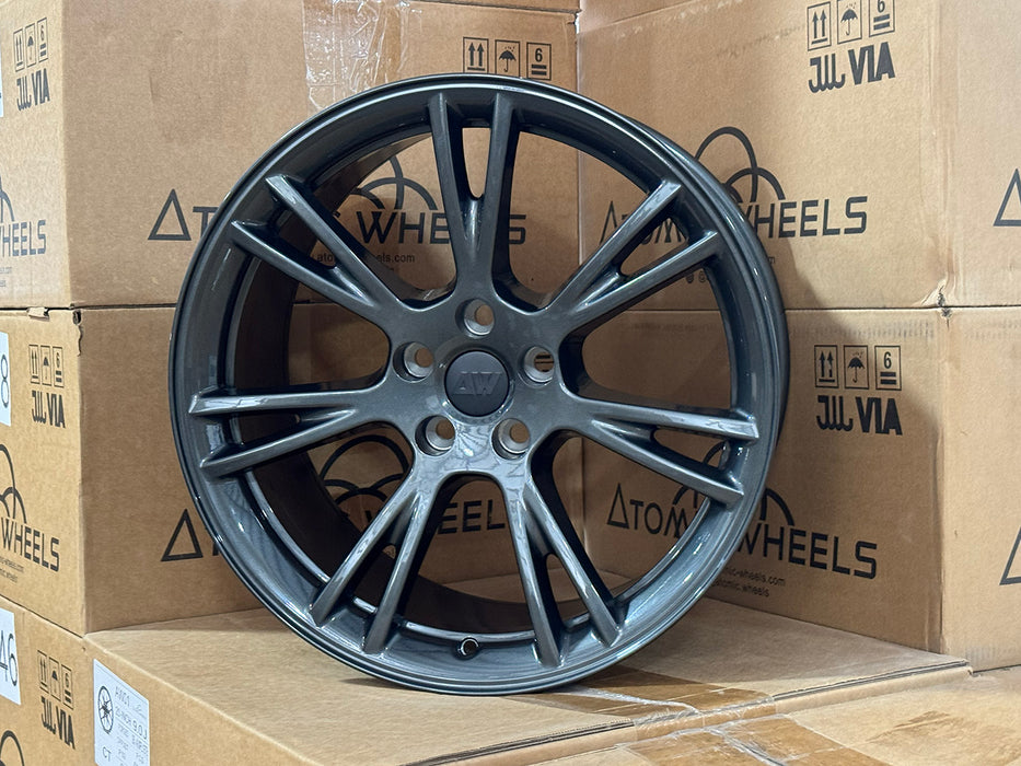 AW23 for Tesla Model 3/Y 19x9.5 Inch +45 Offset Flow Form Wheels Gunmetal