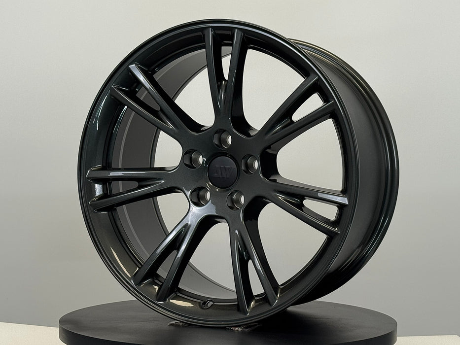 AW23 for Tesla Model 3/Y 19x9.5 Inch +45 Offset Flow Form Wheels Gunmetal