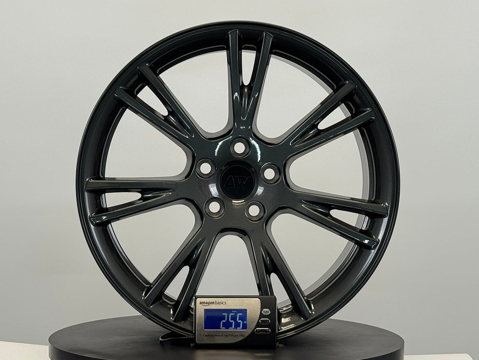 AW23 for Tesla Model 3/Y 19x9.5 Inch +45 Offset Flow Form Wheels Gunmetal
