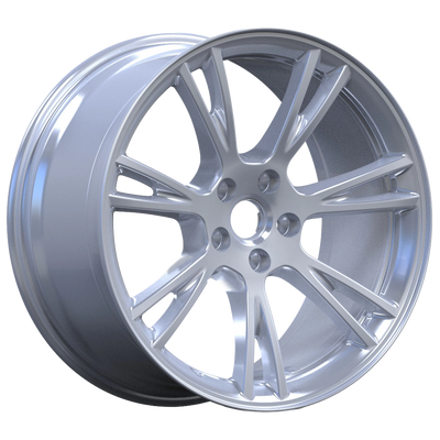 AW23 Satin Silver flow form wheel transparent render