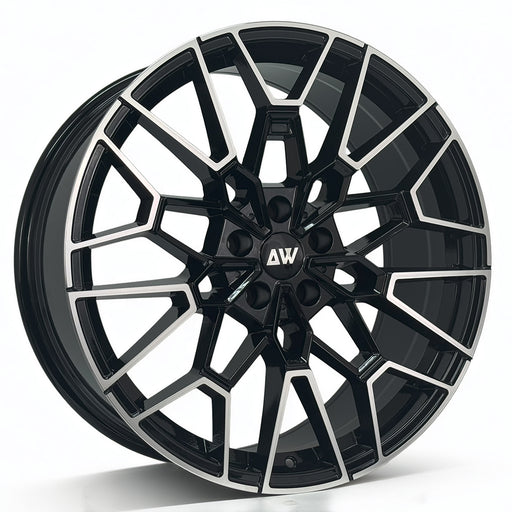 AW33 for BMW G20/G30 20x8.5 Inch +26 Offset Flow Form Wheels Gloss Black Machine Face