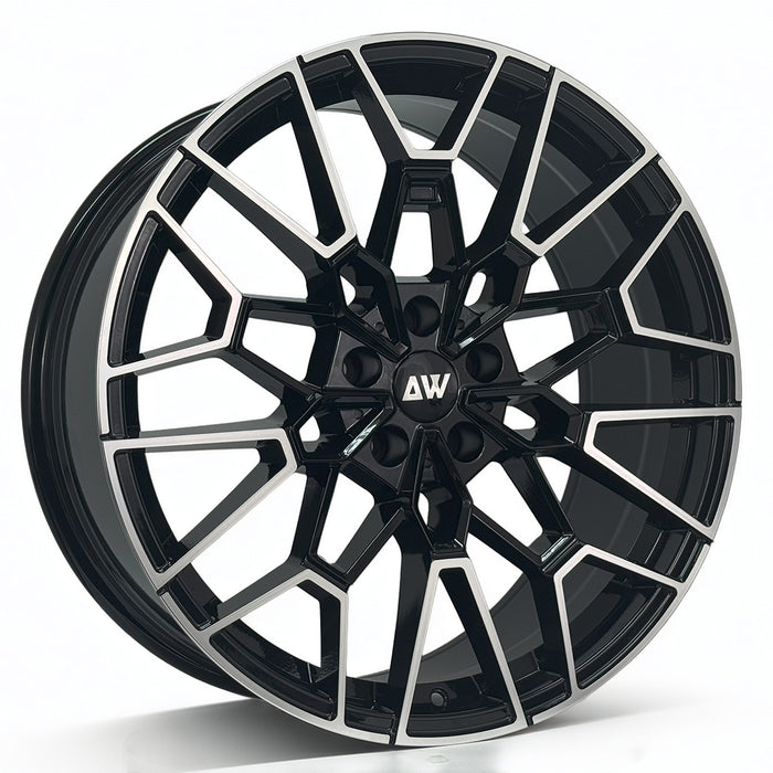 AW33 for BMW G20/G30 20x9.5 Inch +37 Offset Flow Form Wheels Gloss Black Machine Face