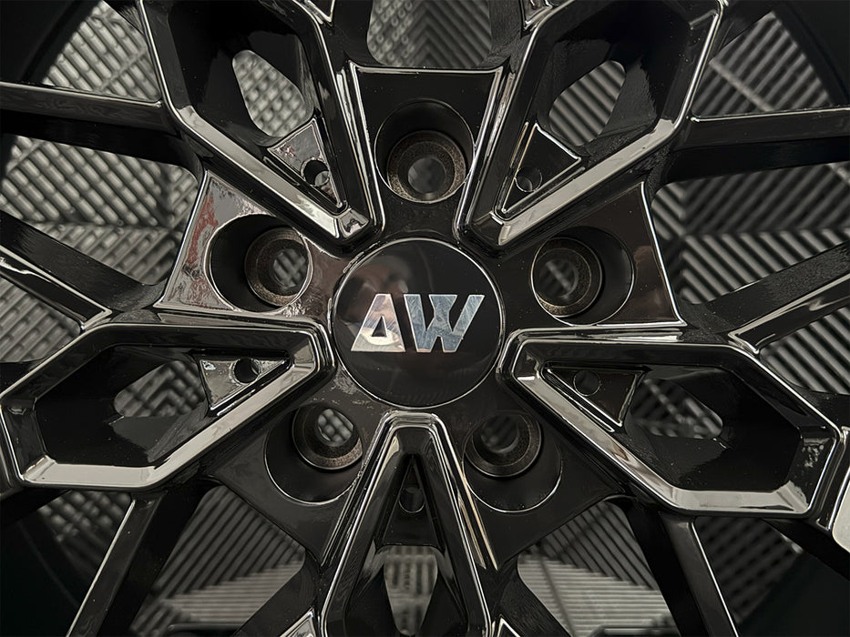 AW33 for BMW G20/G30 20x8.5 Inch +26 Offset Flow Form Wheels Gloss Black Machine Face