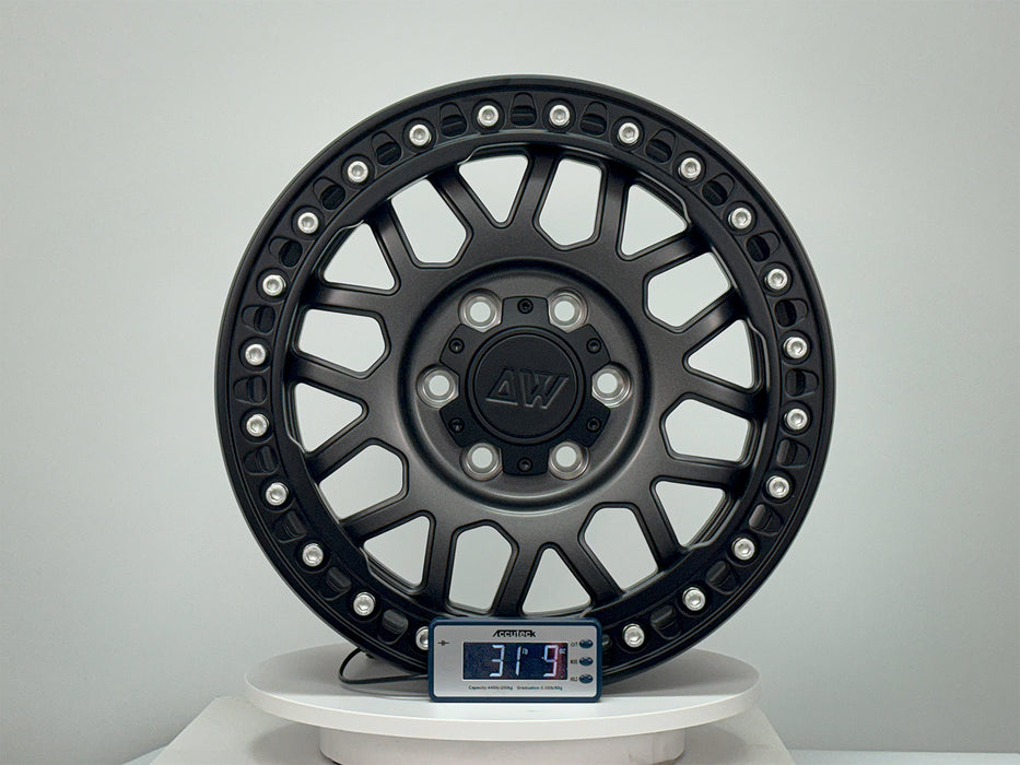 AWB2 for Ford F-150 Raptor 17x9.0 Inch +30 Offset Forged Wheels Satin Gunmetal