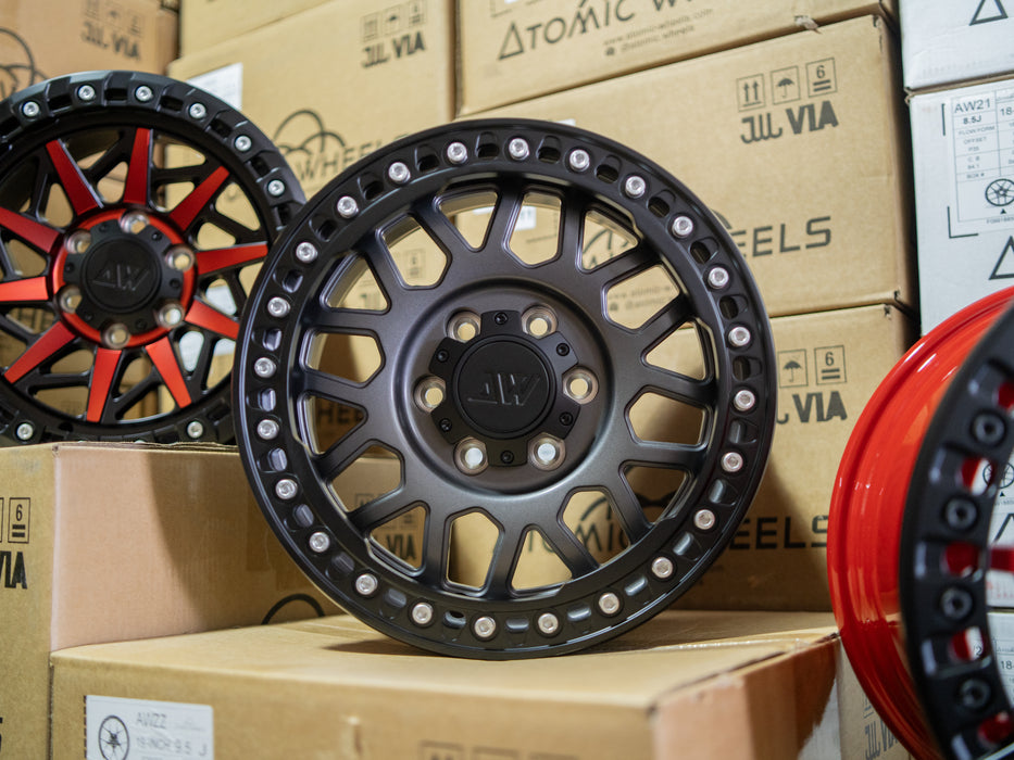 AWB2 for Ford F-150 Raptor 17x9.0 Inch +30 Offset Forged Wheels Satin Gunmetal