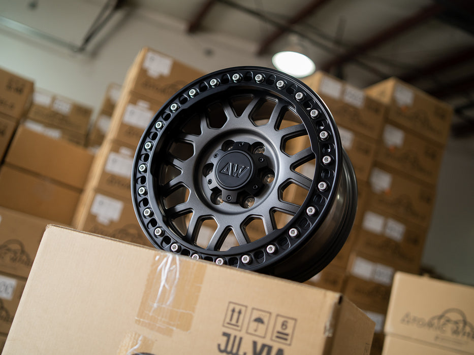 AWB2 for Ford F-150 Raptor 17x9.0 Inch +30 Offset Forged Wheels Satin Gunmetal