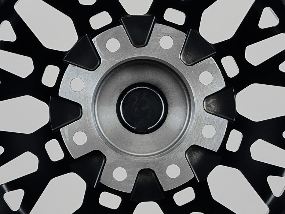 AWB3 for Hummer 18x9.0 Inch +0 Offset Forged Wheels Satin Black with Beadlock