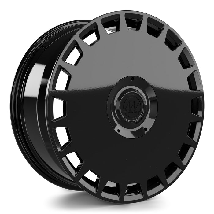 AWDF Forged Wheels for Rivian R1T/R1S 20" / 8.5" +48 / Gloss Black render