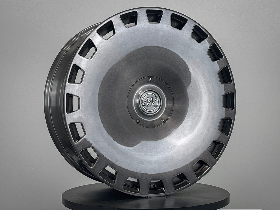 AWDF for Range Rover Sport L461 24x10 Inch +35 Offset Forged Wheels Gloss Brushed Grey