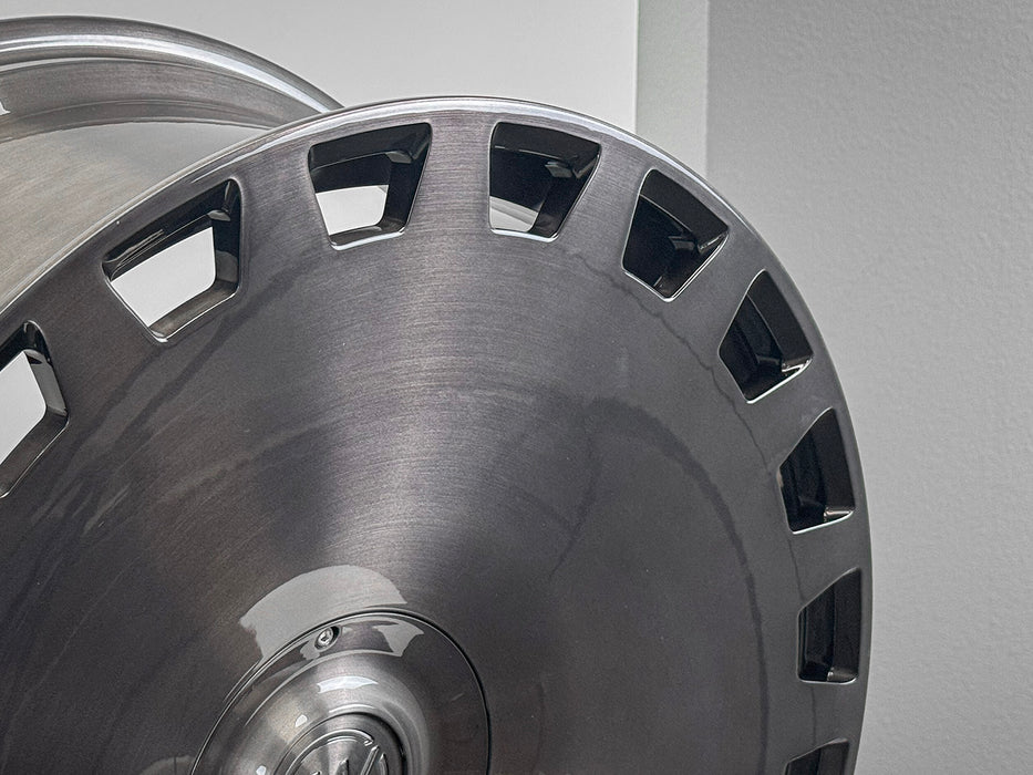 AWDF for Range Rover Sport L461 24x10 Inch +35 Offset Forged Wheels Gloss Brushed Grey