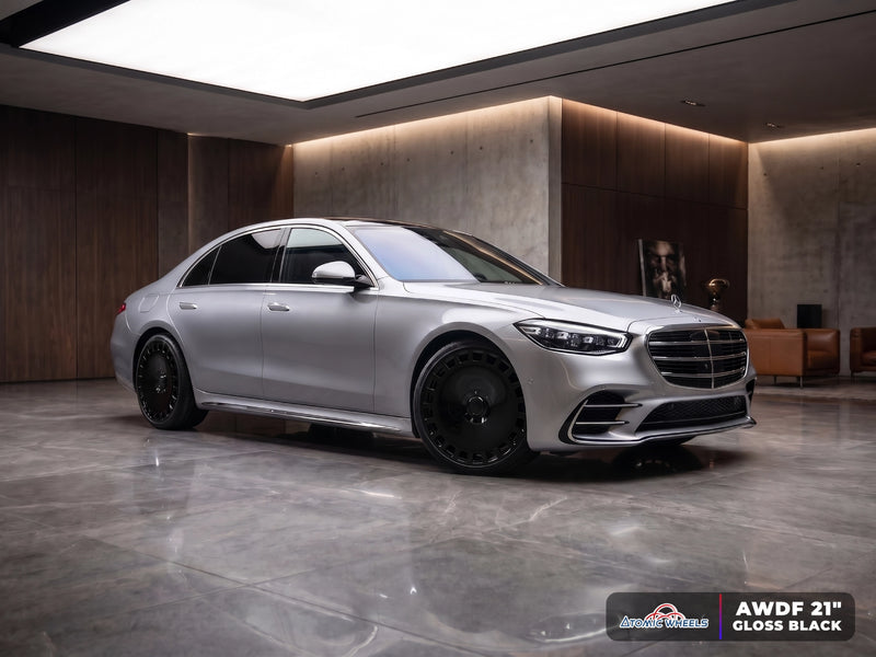 AWDF Forged Wheels for Mercedes S-class W223 - 21x9" +30 / Gloss Black