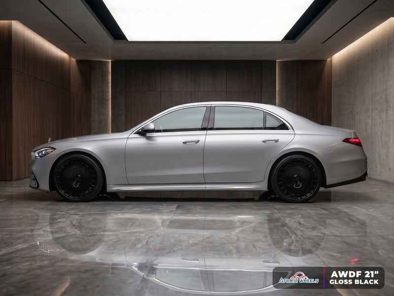 AWDF Forged Wheels for Mercedes S-class W223 - 21x9" +30 / Gloss Black