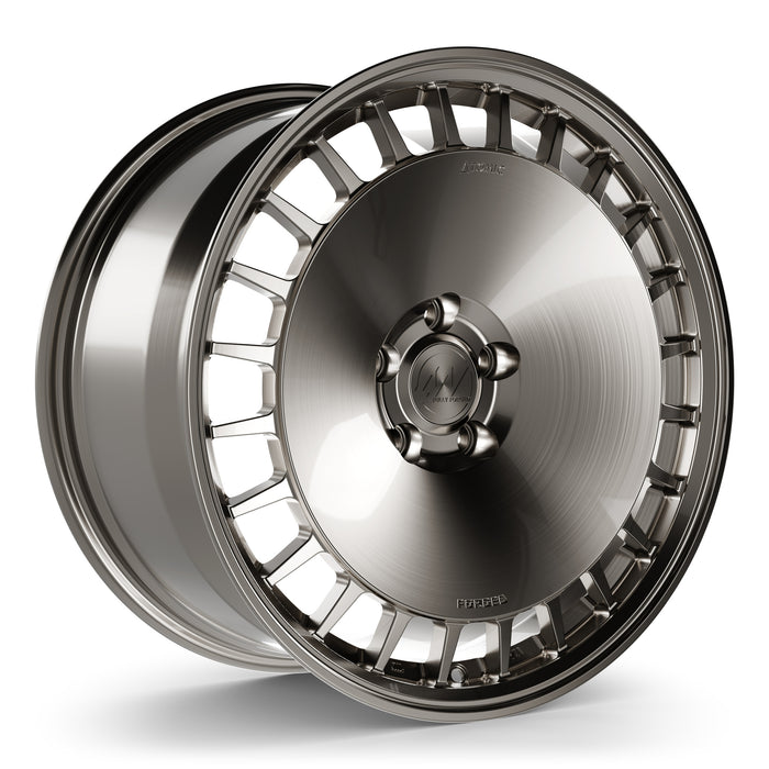 AWDX Forged Wheels for Tesla Model 3/Y 19" / 9.5" + 30 / Gloss Brushed Grey render