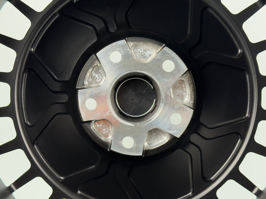 AWDX 19"x9.5" Satin Black demo wheel for Tesla Model 3/Y — actual unit