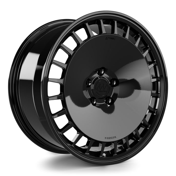 AWDX Forged Wheels for Tesla Model 3/Y 19" / 9.5" + 30 / Gloss Black render