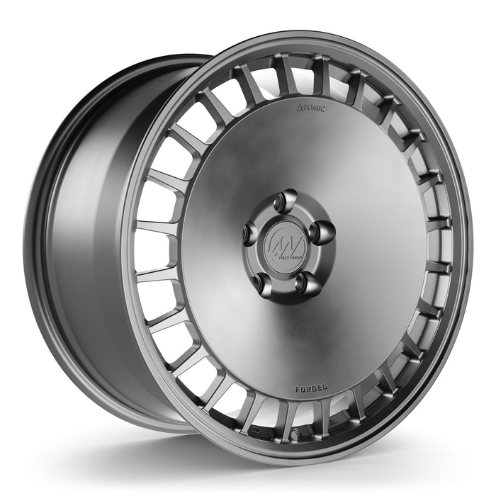 AWDX Forged Wheels for Tesla Model 3/Y 19" / 9.5" + 30 / Satin Gunmetal render