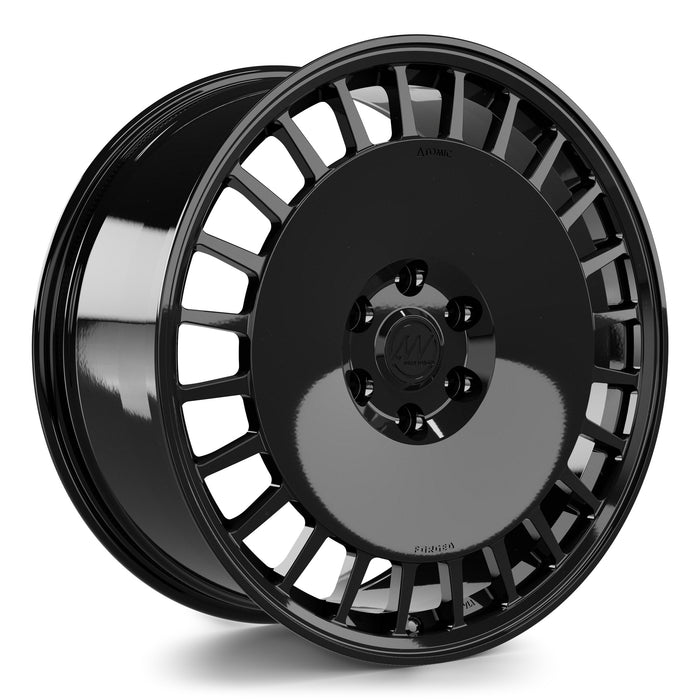AWDX Forged Wheels for Tesla Cybertruck 22" / 9.5" +45 / Gloss Black render