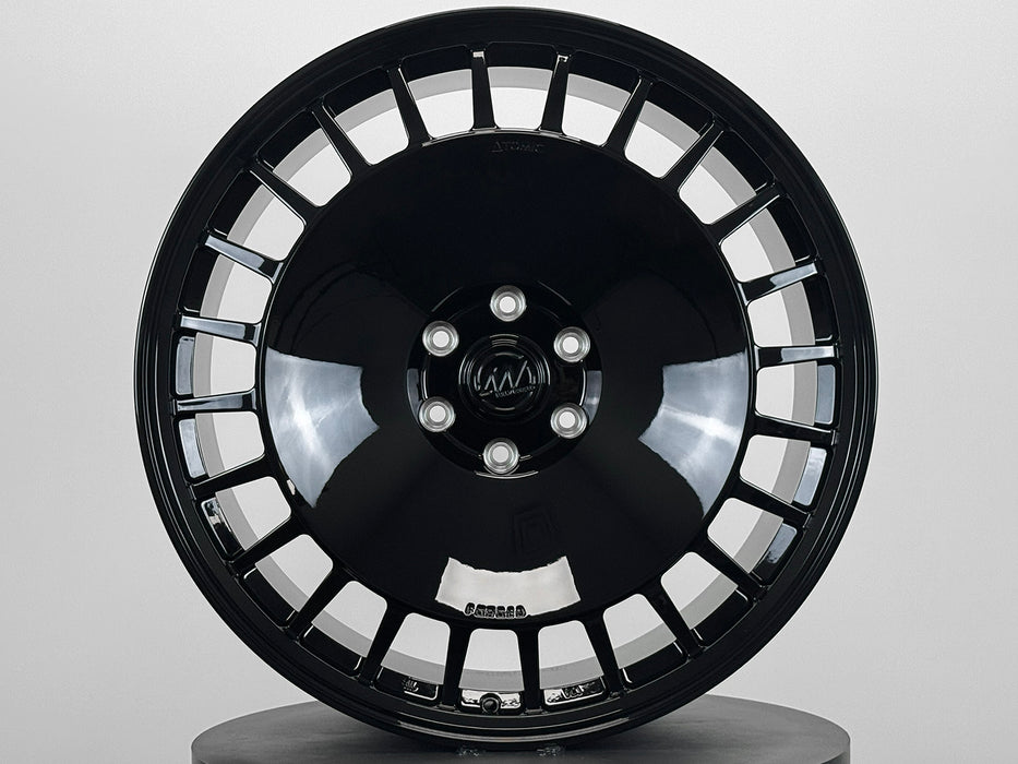 AWDX for Cadillac Escalade and Chevrolet Tahoe 24x10 Inch +18 Offset Forged Wheels Gloss Black