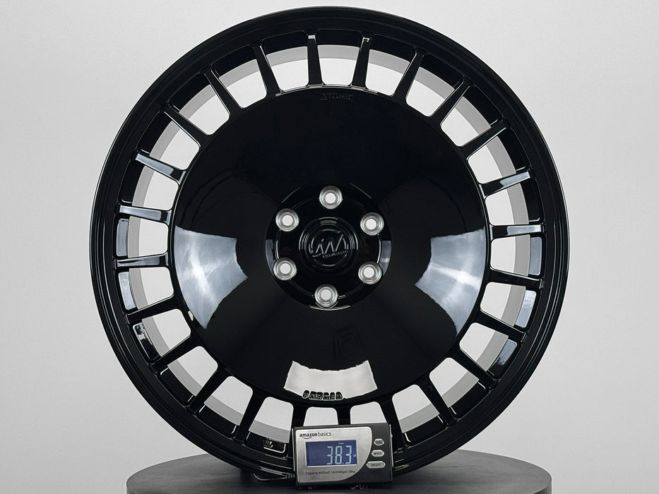 AWDX for Cadillac Escalade and Chevrolet Tahoe 24x10 Inch +18 Offset Forged Wheels Gloss Black