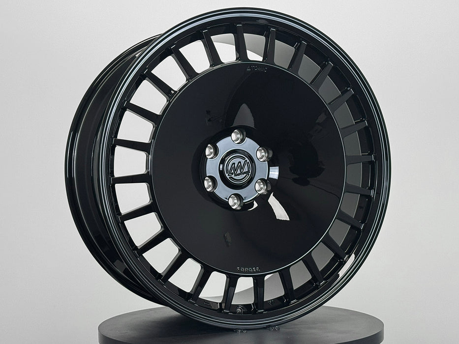 AWDX for Cadillac Escalade and Chevrolet Tahoe 24x10 Inch +18 Offset Forged Wheels Gloss Black