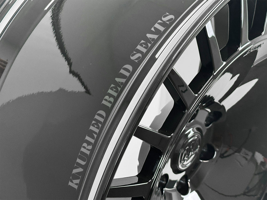 AWDX for Cadillac Escalade and Chevrolet Tahoe 24x10 Inch +18 Offset Forged Wheels Gloss Black