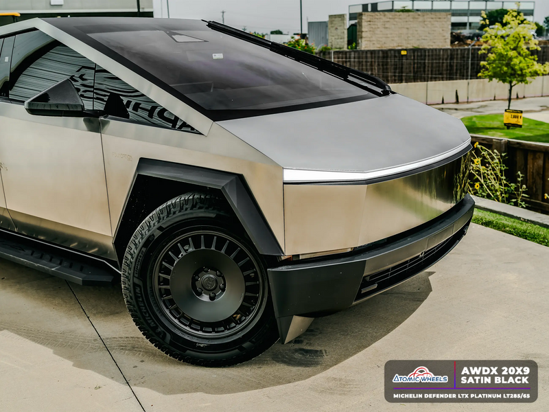 AWDX Forged Wheels for Tesla Cybertruck - 20" / 9.0" +40 / Satin Black