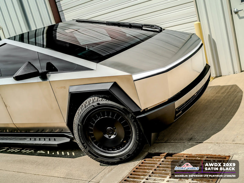 AWDX Forged Wheels for Tesla Cybertruck - 20" / 9.0" +40 / Satin Black