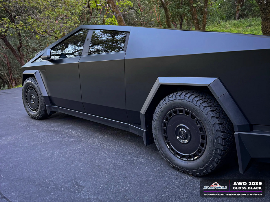 AWDF for Tesla Cybertruck 20x9.0 Inch +55 Offset Forged Wheels Gloss Black