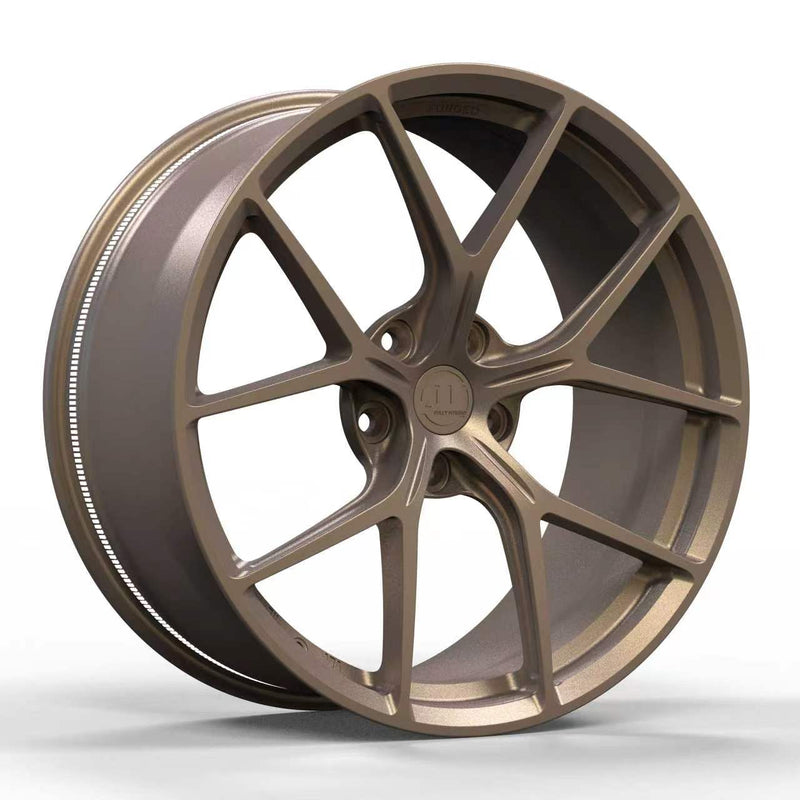 AWZZ Forged Wheels for Tesla Model S/X - 20" / 9.0" +34 / Satin Bronze