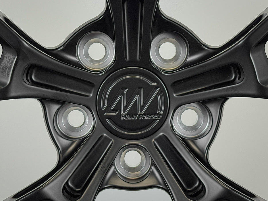 AWS for Tesla Model 3/Y 19x9.5 Inch +30 Offset Forged Wheels Satin Black