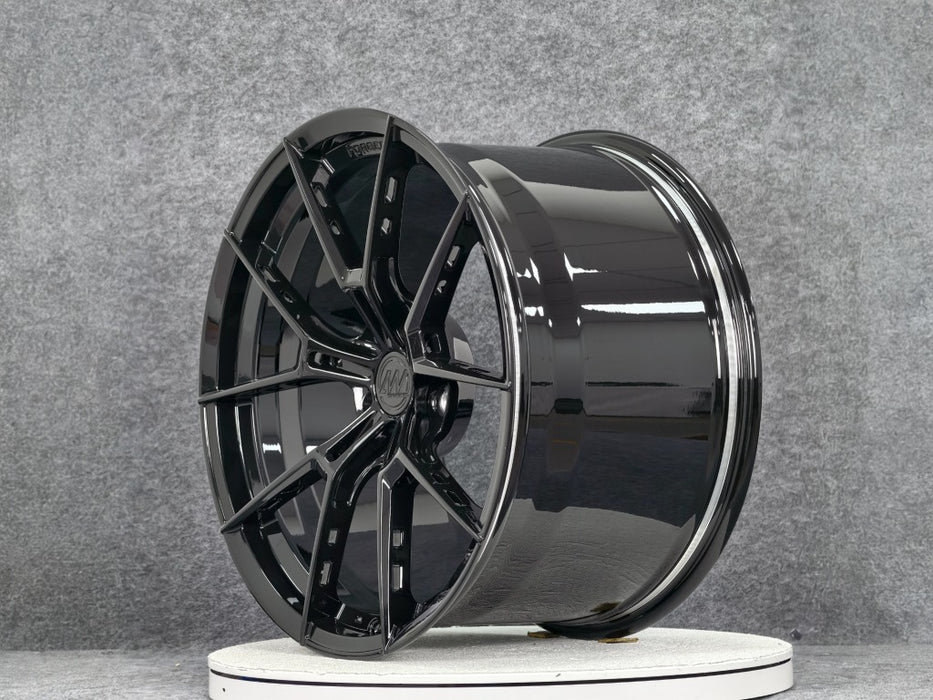 AWS for for Corvette C8 19x9.0 Inch Offset Forged Wheels Gloss Black