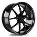 AWS Forged Wheels for Tesla Model S/X 22" / 9.5" +22 / Gloss Black render