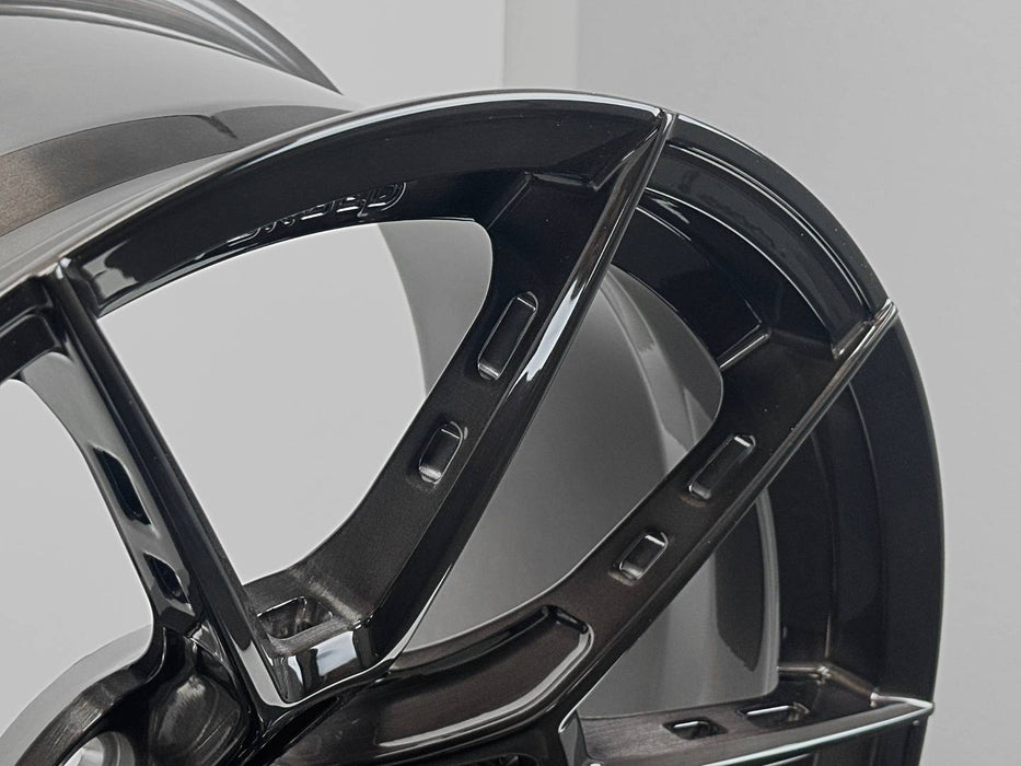 AWS for BMW M2/M3/M4 20x10 Inch +12 Offset Forged Wheels Gloss Brushed Black