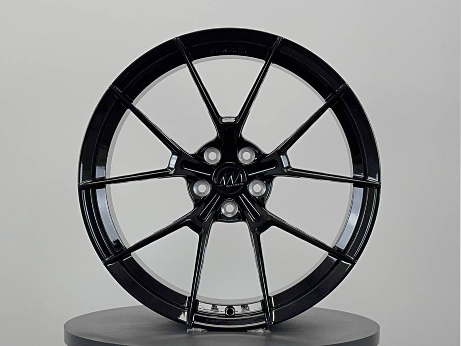 AWS for BMW M2/M3/M4 20x10 Inch +12 Offset Forged Wheels Gloss Black