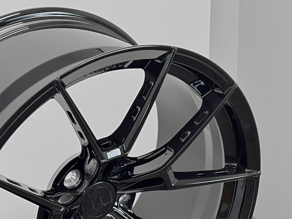 AWS for BMW M2/M3/M4 20x10 Inch +12 Offset Forged Wheels Gloss Black