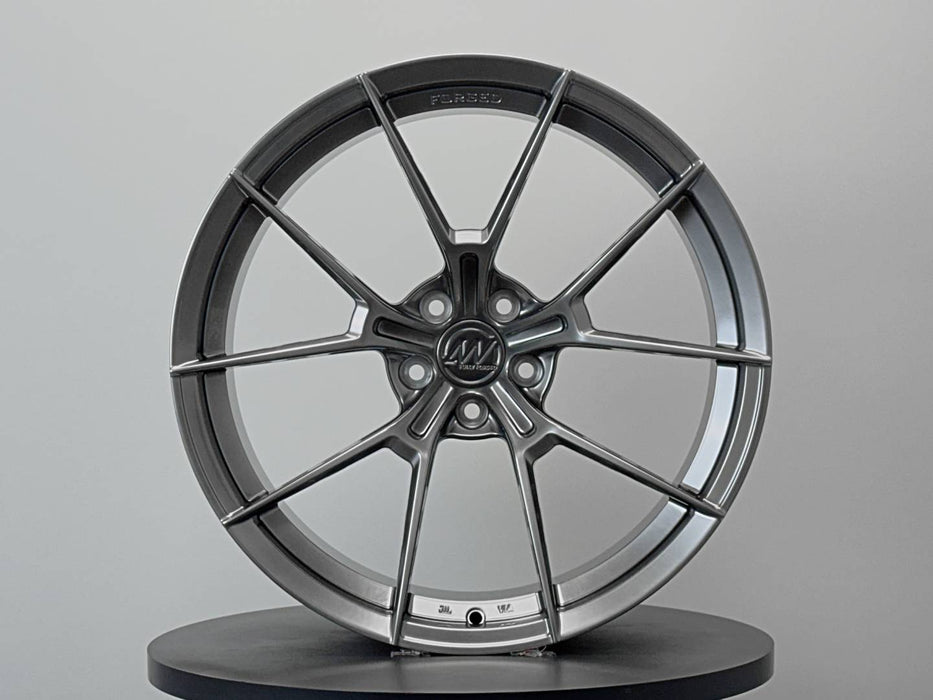 AWS for BMW M2/M3/M4 20x10 Inch +12 Offset Forged Wheels Titan