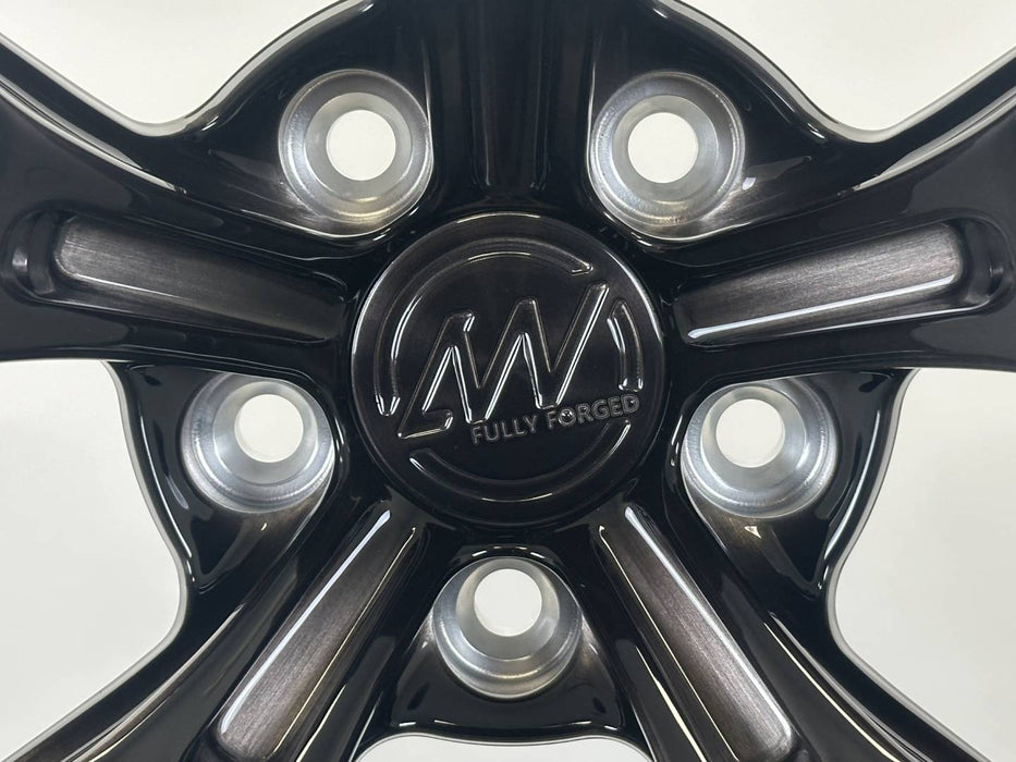 AWS for BMW M2/M3/M4 20x11 Inch +14 Offset Forged Wheels Gloss Brushed Black