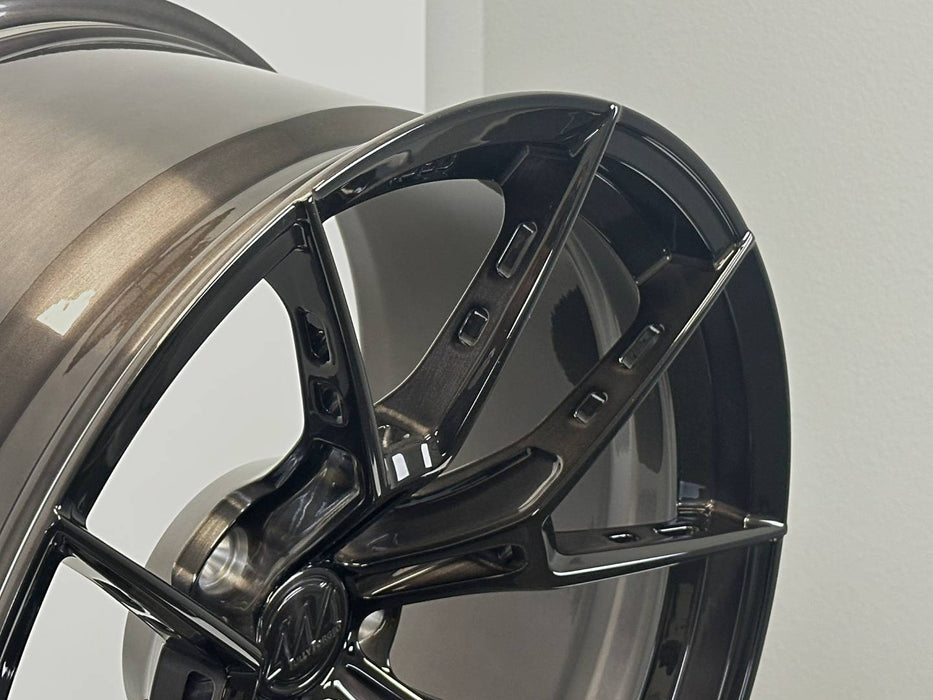 AWS for BMW M2/M3/M4 20x11 Inch +14 Offset Forged Wheels Gloss Brushed Black