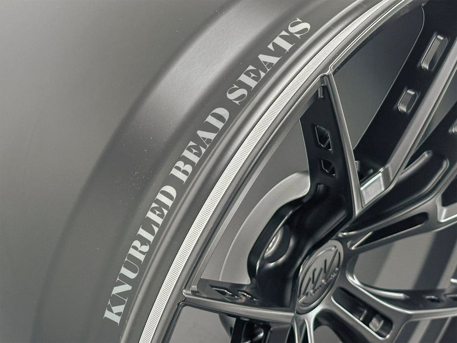 AWS for Ford Mustang GT 20x11 Inch +24 Offset Forged Wheels Satin Black