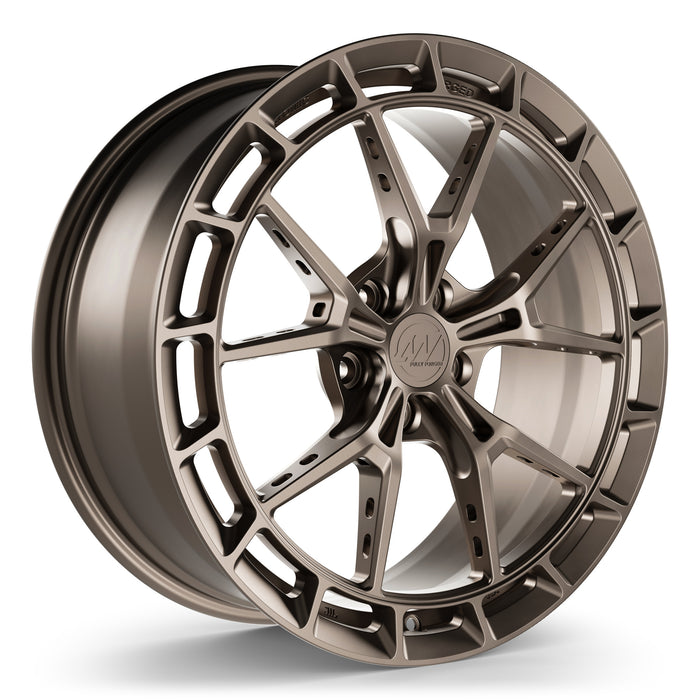 AWSR Forged Wheels for Rivian R2 20" / 8.5" +38 / Satin Smoke Bronze render