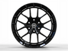 AWSR Gloss Black forged wheel barrel detail for Tesla Cybertruck