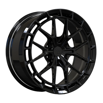 AWSR Gloss Black forged wheel cutout for Tesla Cybertruck redesigned sections