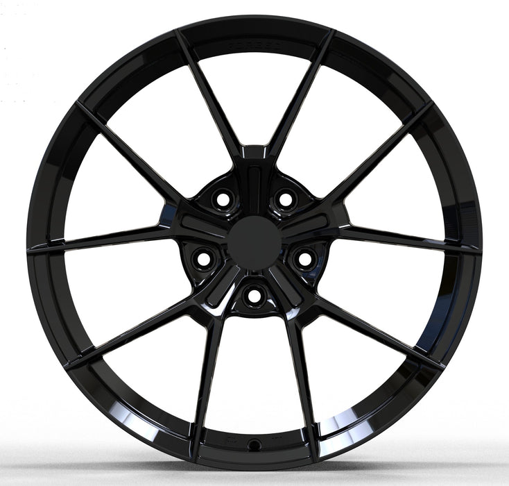 AWS for Porsche 911 (992) 21x11.5 Inch +57 Offset Forged Wheels Gloss Black
