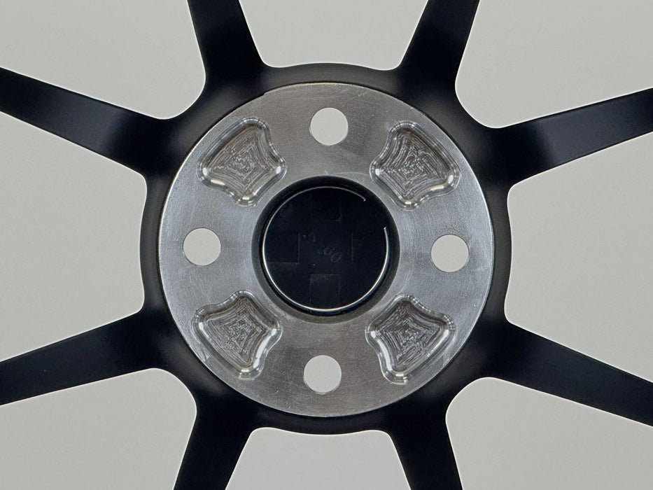 AWX for Mazda MX-5 17x8.0 Inch +42 Offset Forged Wheels Satin Black