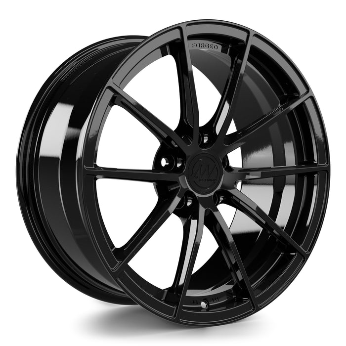AWX Forged Wheels for Tesla Model 3/Y 18" / 8.5" + 35 / Gloss Black render