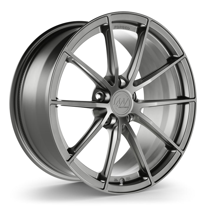 AWX Forged Wheels for Tesla Model 3/Y 18" / 8.5" + 35 / Satin Gunmetal render