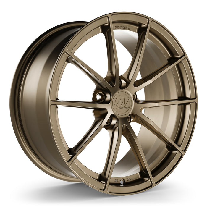 AWX Forged Wheels for Tesla Model 3/Y 18" / 8.5" + 35 / Satin Bronze render