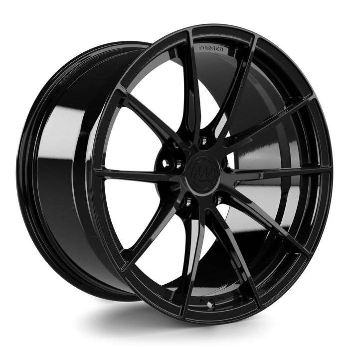 AWX Forged Wheels for Tesla Model S/X 19" / 10.5" +38 / Gloss Black render