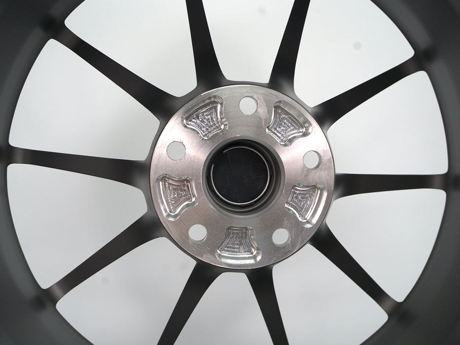 AWX for Tesla Model S 19x10.5 Inch +38 Offset Forged Wheels Satin Gunmetal